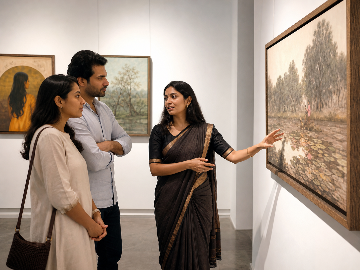 Reading an artwork: collector dialogue